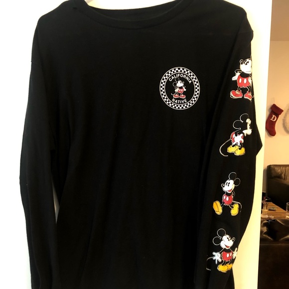 vans mickey mouse long sleeve